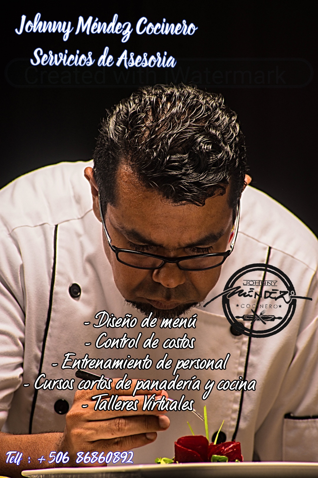 Johnny Méndez Cocinero, Servicio de Asesoria para el area de Alimentos